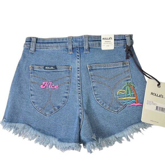 New Women’s Rolla’s Hightails Shorts Size 27/9 - Picture 7 of 11